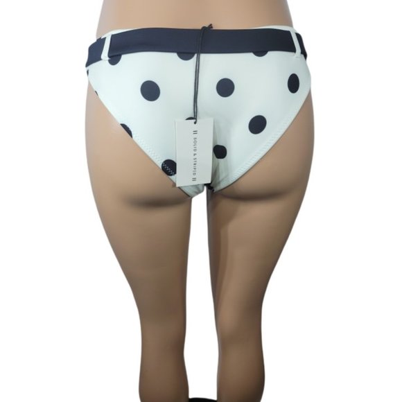 Solid & Striped Polka Doted Swimsuit bottom - Picture 5 of 6